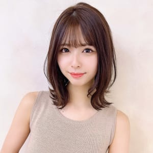 【金沢】面長カバー/韓国風ヘア/シースルー/外ハネ/肩ミディ