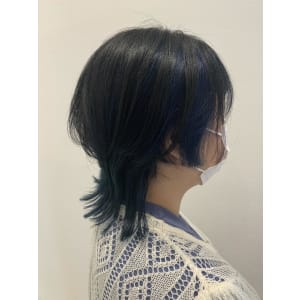 ウルフとインナーカラー