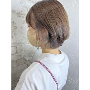 インナーカラーグレージュ10代20代11000円