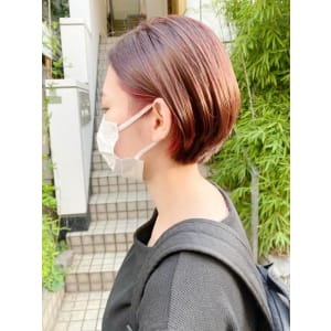 【Reir下北沢】*インナーカラー+レッド×ブラウン*