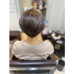 美髪オリーブグレージュ