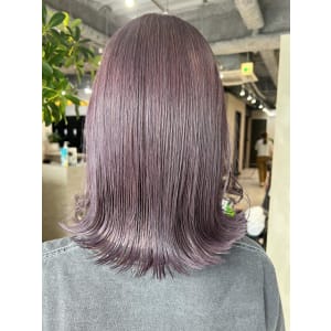 パープルグレー ハイトーン ケアブリーチ - Flag Hair 西通り店【フラッグ ヘアー ニシドオリテン】掲載中