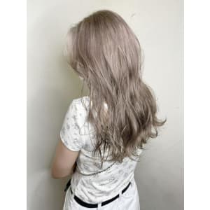 【Reir下北沢】*ホワイトシルバー+ロングカール*