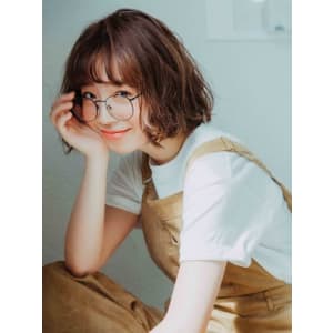 ゆるふわ切りっぱなしボブ