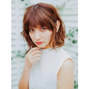 男女モテ☆ミディアムパーマスタイル