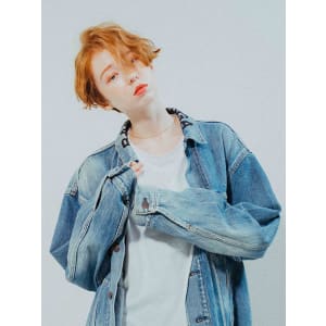 くせ毛風ハンサムショート