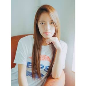 ナチュラルロングストレート