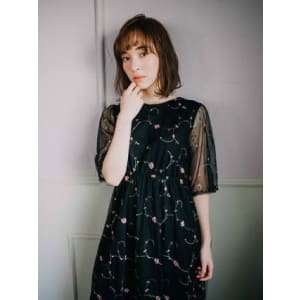 大人可愛いゆるっとボブ