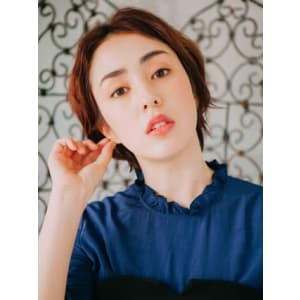 前髪なし大人ショート