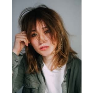 無造作ボブ