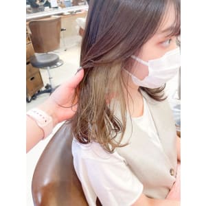 フォギーベージュ インナーカラー【横浜】