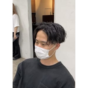 前下がりセンターパート/ツイスパ/￥12980