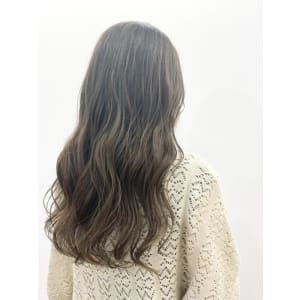 大人可愛い/白髪ぼかし/グレージュカラー