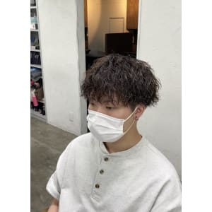 マッシュ/ツイスパ/パーマ/メンズ/￥12980