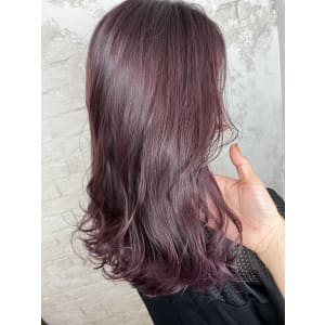 ピンクグラデーションカラー20代￥15400