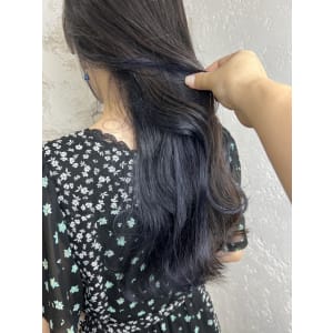 ネイビーインナーカラー10代20代11000円