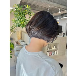 インナーカラー☆ブルージュ☆ボブ