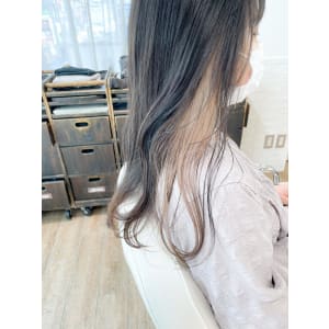 シナモンベージュ インナーカラー 【横浜】