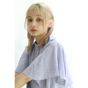 ウルフ×ホワイトグレージュ×ペールベージュ20代30代40代