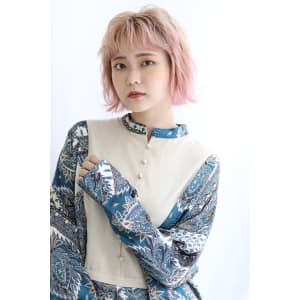 大人可愛い外ハネボブ　パーマ20代30代