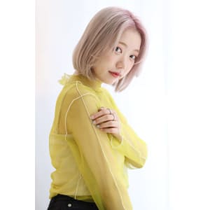 韓国風前髪×グラデーションカラー　20代30代