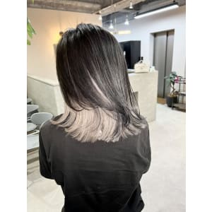 インナーカラー☆ホワイトベージュ