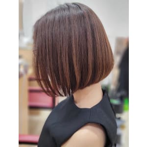 大人可愛い長めボブ