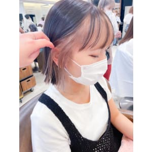 シアピンクシルバー インナーカラー【横浜】