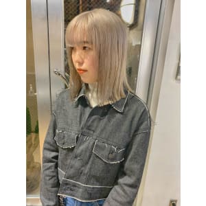 ホワイトカラー ホワイトベージュ ミルクティーベージュ - ARCANA 明治神宮前 表参道 原宿【アルカナ メイジジングウマエ オモテサンドウ ハラジュク】掲載中