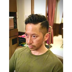 夏はオシャレに！　刈り上げ&セクションパーマ - ヘアサロン大野 iki 堂島店【ヘアサロンオオノイキ】掲載中