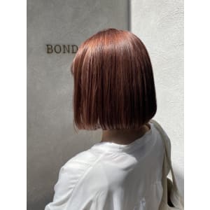 【BOND nariのサロンスタイル】透明感☆ピンク
