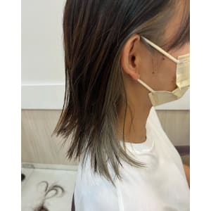 インナーカラー×シルバーグレイ