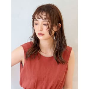 小顔シースルーベージュベビーバング - little 熊本【リトルクマモト】掲載中