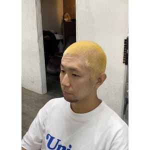 金髪ボウズ/ブリーチ/ボウズ/メンズ/¥8250 - prize Iris 池袋【プライズ アイリス】池袋駅東口店【プライズアイリス イケブクロ イケブクロヒガシグチテン】掲載中