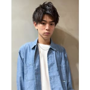 ハーフアップバングスタイル