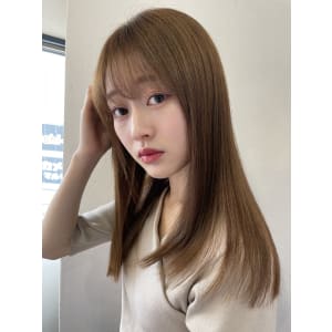さら艶ストレートヘア