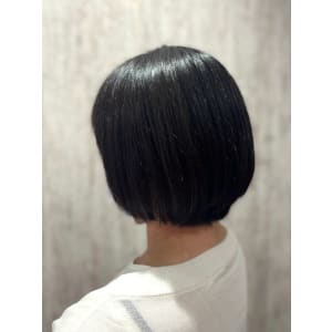 【tetote村山サロンスタイル】黒髪×グラボブ