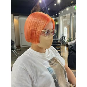オレンジカラー オレンジベージュ ローライト ウルフカット - ARCANA 明治神宮前 表参道 原宿【アルカナ メイジジングウマエ オモテサンドウ ハラジュク】掲載中