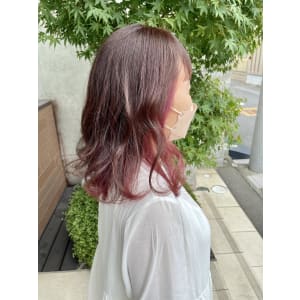 ピンク系インナーカラー - EMU international 春日部本店【エムインターナショナル】掲載中