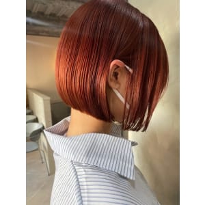 ボブ　ミニボブ　ブリーチ
