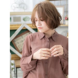 センターパートかきあげ前髪韓国風大人ボブ マロンベージュ - COVER HAIR bliss志木南口駅前店【カバーヘア ブリス シキエキミナミグチエキマエテン】掲載中
