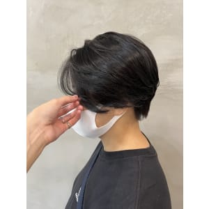 ハンサムショート×ワンカールパーマ