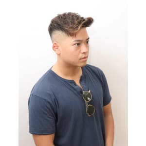 ハイバングクロップ - @110 BARBER SHOP 博多店【ワンワンオー バーバー ショップ ハカタテン】掲載中