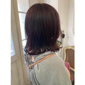 伸ばしかけにも◎外ハネ大人セミディヘア40代梅ヶ丘美容室