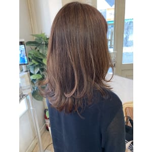 大人女子人気◎ゆるふわデジパニュアンス40代梅ヶ丘美容室