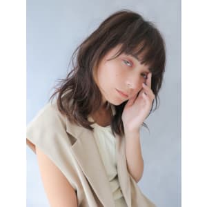 抜け感  ニュアンスカラー ナチュラル ミディアム