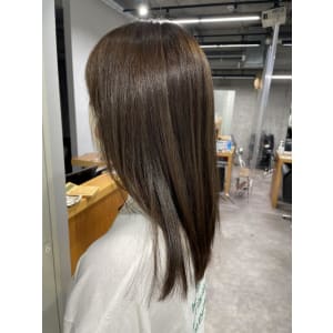 ナチュラルストレート_ショコラベージュ