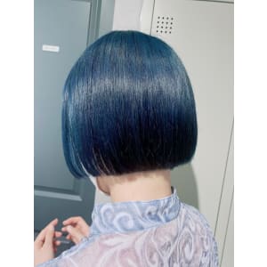 ミニボブ_ネイビーブルー