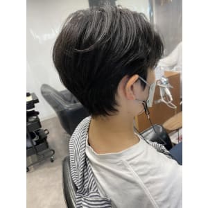 ナチュラルショート_ハンサムショート