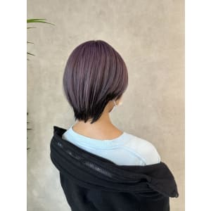 miu&橋本愛海　パープル&ブラック個性的ウルフ♪